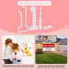4FT Plastic Marquee Numbers 3 - Light up Numbers Are Made from Corrugated Plastic Board - Quick Assembly Without Tools, Disassembled Components Can Be Used for Photo Wall Decoration, Yard Sale Signs view 4