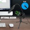 DirectNine Basics Professional USB Condenser Microphone for PC Laptop Streaming Video Podcasts, Black view 2