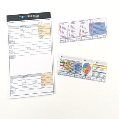 Aviation Pilot's Essential Bundle: METAR & VFR-IFR Cheat Sheets with 2 Organized Notepads - A5 Size (50 Sheets)