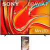 Sony K65XR70 65 Inch 4K Bravia LCD Mini LED Full Array HDR Google TV with 5 Year Amber Protection Plan (2024) view 1
