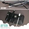 Smartish Magnetic Cord Holder - Bigger Cable Wrangler Organizer with Magnet Clips for Charger Management on Desktop, Nightstand - Holds 6+ Cables - Black Tie Affair view 4
