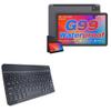 BoxWave Keyboard Compatible with AGM PAD P1 Rugged Tablet (10.36 in) - SlimKeys Bluetooth Keyboard, Portable Thin with Chiclet-Style Keys - Jet Black view 1
