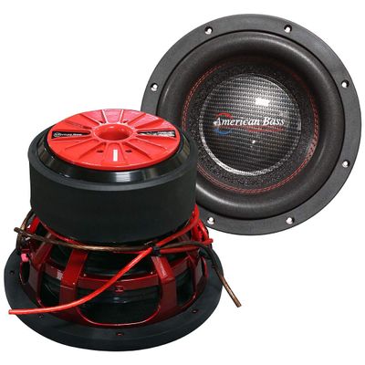 (2) AMERICAN BASS Hawk 10 SPL Competition SUBWOOFERS SUBS Dual 4-OHM (1 Pair)
