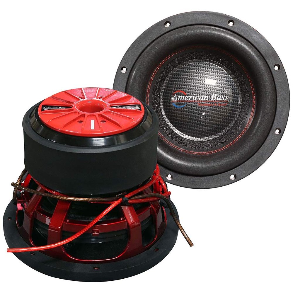 (2) AMERICAN BASS Hawk 10 SPL Competition SUBWOOFERS SUBS Dual 4-OHM (1 Pair)