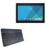BoxWave Keyboard Compatible with Glory Star Jarvis Touchscreen All in One (10.1 in) - SlimKeys Bluetooth Keyboard, Portable Thin with Chiclet-Style Keys - Jet Black view 1
