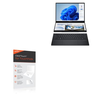 BoxWave Touchpad Protector Compatible with ASUS Zenbook Duo UX8406MA-PS99T - ClearTouch for Touchpad (2-Pack), Pad Protector Shield Cover Film Skin