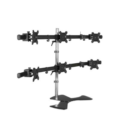 AVXANKTG 15"-27" LCD LED 6 Screen Monitor Stand Flexible Monitor Mounting Rack MP360(Size:DS-MP360S)