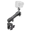 FANAUE Super Clamp Camera Mount Monitor Magic Arm Double Ball Head Adapter with 1/4"-20 Thread for Canon/Nikon/DSLR/Gopro/LED Lights/Insta360, Action Camera Can be Mounts on Bike Motorcycle Handlebar view 1