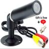 CNDST CCTV Hd 1/3 CCD 1000TVL HD 3.6mm Mini Bullet Security Camera with Bracket Indoor Outdoor Surveillance Camera view 2