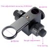 Microscope Accessories Kit Industrial Microscope Camera Lens Stand Precision Coarse and Fine Adjustment Holder Lifting and Focusing Bracket 50mm 76mm Microscope Slides(Size:32mm (50mm)) view 2