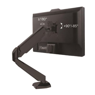 AVXANKTG Fully Dynamic Desktop Monitor Stand Monitor mounting Bracket for 15-27 inch Monitors(Color:DS-GM212U-B)