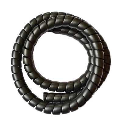 Spiral Wrap Spiral Wrap Winding Organizer 8mm to 50mm Inside Diameter Winding Protector Tube Wire Cable Tube Protection Sleeve Tubing Cover(Size:Black ID 45mm,Color:2 Meter)