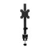 CUFTOBJM DL-M050 Steel 17"-27" Tilt Swivel Single Monitor Desk Stand Grommet Clip Base Computer Desk Mount Bracket view 1