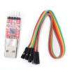 TANIQIACA USB to TTL 5 Pin Module Serial Converter Adapter with Jumper Wire High-Speed Communication Tool view 1