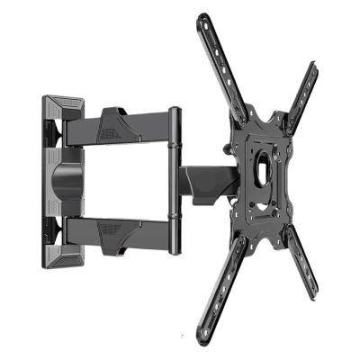AVXANKTG P4 32""-55"" Telescopic 3 Arm Swing Full Motion 70kg TV Wall Mount Articulating Bracket with Adapter 400x400 Hidden Cable