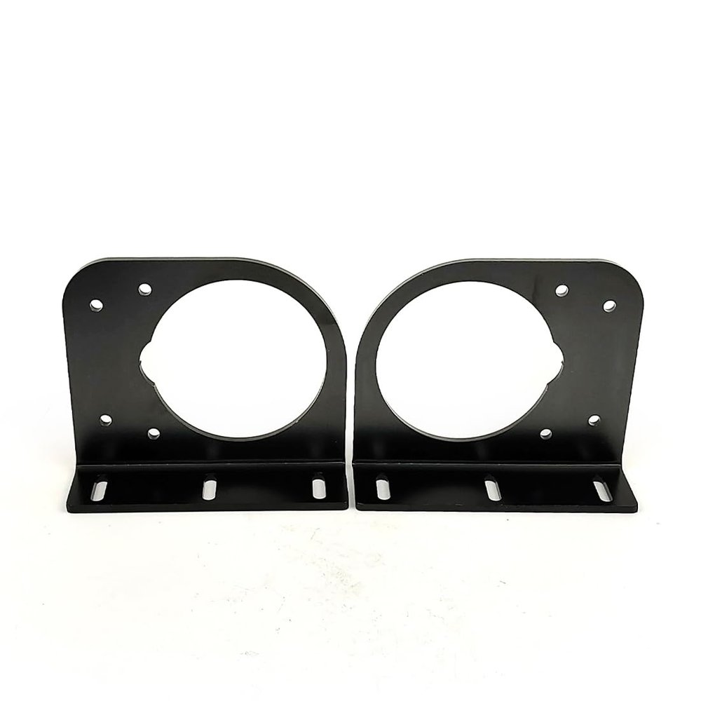 Customized Steel Mounting Plate Bracket for 75 RPM 120RPM Wheelchair Cart Geared Brushed Motor Engine (2 PCS)