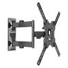 JFUDJKLI P4 32""-55"" Telescopic 3 Arm Swing Full Motion 70kg TV Wall Mount Articulating Bracket with Adapter 400x400 Hidden Cable view 1