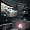 Household Portable LED Small HD Projector 100-Inch Wireless Wifi Phone Same Screen Projector Machine Parent-Child Gift Support 1080p HD Decoding Built-In Stereo Hifi Speakers view 1