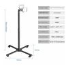 AVXANKTG 1PCS Suitable for 10-32 inch Screen Computer Monitor Stand Floor-Standing Movable Rotating TV Monitor Stand view 2
