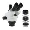 ZTBH Microscope Accessories Kit Simul Focal 3.5X-90X Trinocular Stereo Microscope Head WF10X/20mm Eyepiece Lens Auxiliary Objective for Zoom in Object Microscope Slides view 2