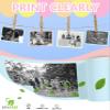 6 Roll Printer Paper for Kids Instant Print Camera, HD Printing Thermal Print Paper Set, Refill Replace Camera Printer Paper-Pink Blue Yellow view 4