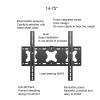 AVXANKTG TV Wall Mount Bracket Suitable for 42"-75" Display Wall Mount TV Stand view 3