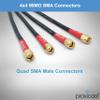 Proxicast 4x4 MIMO 5G Antenna - Vandal Resistant Low Profile Omnidirectional Through-Hole Mount - 2 ft Coax - White - Compatible with Cisco, Cradlepoint, Digi, MoFi & Others (ANT-121-T44-W-02) view 2
