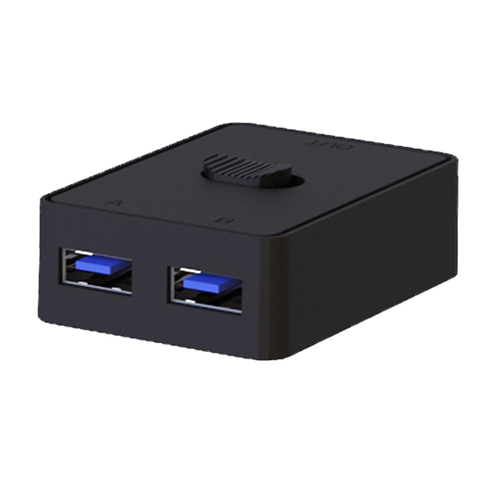 Qsvbeeqj USB KVM Switches USB Switcher Bi-Directional for Computers Keyboard Mouse Scanners Printer Sharing Switcher Box Universal USB Switcher
