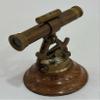 Brass Alidade Decorative Telescope 4" with Base Compass Surveying Theodolite Marine Home/Office Table Decor Antique Survey Transit Telescope Instrument Compass view 3
