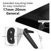 CUFTOBJM Desktop TV Base Base Foot TV Stand Base Base Foot TV mounting Leg with Screw Bracket Accessories, A - inside25mm-2-way 10A view 2