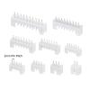 MECCANIXITY 2 mm Connector Socket Kit with Pre-Crimped Cable Wire 2/3/4/5/6/7/8/9/10 Pin Housing 10 Color Adapter Cable 165mm for Electronic Devices 240 Pcs view 2