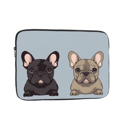 12 inch Laptop Sleeve Bag french bulldog Laptop Bag Shockproof Computer Carrying Cover Slim Briefcase Handbag