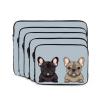 12 inch Laptop Sleeve Bag french bulldog Laptop Bag Shockproof Computer Carrying Cover Slim Briefcase Handbag view 3