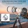Low Profile Ball Head Tripod Ball Head ARTCISE KB44 Heavy Duty Tripod Head All Metal CNC Machining with Three 1/4" Quick Release Plates for Tripod, Monopod, DSLR, Camcorder, Max Load 66lbs /30kg view 3