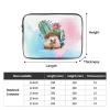 12 inch Laptop Sleeve Bag Watercolor hedgehog Laptop Bag Shockproof Computer Carrying Cover Slim Briefcase Handbag view 2