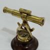 4" Brass Alidade Decorative Telescope with Base Compass Surveying Theodolite Marine Home/Office Table Decor Survey Transit Telescope Instrument Compass view 4