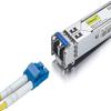 1000Base-LX Gigabit SFP LC SingleMode Transceiver& 1-Pack of 1-Meter Fiber Patch Cable - LC to LC OS2 view 1
