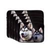 13 inch Laptop Sleeve Bag Husky Dog Laptop Bag Shockproof Computer Carrying Cover Slim Briefcase Handbag view 3
