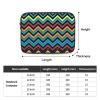 15 inch Laptop Sleeve Bag Zigzag pattern Laptop Bag Shockproof Computer Carrying Cover Slim Briefcase Handbag view 2