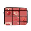 12 inch Laptop Sleeve Bag Valentine's Day Photo Collage Laptop Bag Shockproof Computer Carrying Cover Slim Briefcase Handbag view 1