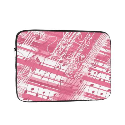15 inch Laptop Sleeve Bag Piano Music Notes Laptop Bag Shockproof Computer Carrying Cover Slim Briefcase Handbag