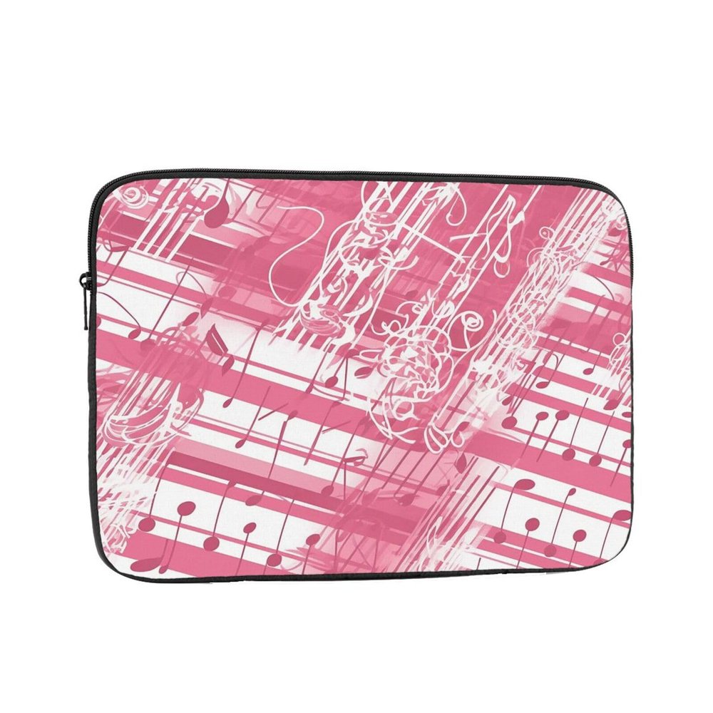15 inch Laptop Sleeve Bag Piano Music Notes Laptop Bag Shockproof Computer Carrying Cover Slim Briefcase Handbag