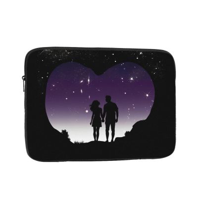 10 inch Laptop Sleeve Bag Space silhouette couple Laptop Bag Shockproof Computer Carrying Cover Slim Briefcase Handbag