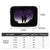 10 inch Laptop Sleeve Bag Space silhouette couple Laptop Bag Shockproof Computer Carrying Cover Slim Briefcase Handbag view 2