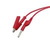 Alligator Clip to 4mm Banana Plug Stackable Red Black Test Leads Crocodile Clamps Wire Cable Connector view 3
