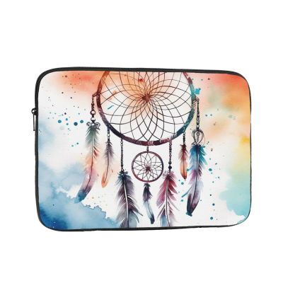 15 inch Laptop Sleeve Bag Watercolor dream catcher Laptop Bag Shockproof Computer Carrying Cover Slim Briefcase Handbag