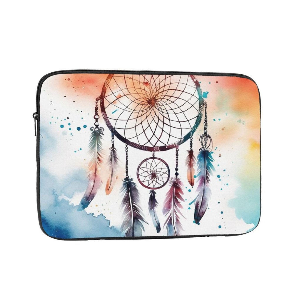 15 inch Laptop Sleeve Bag Watercolor dream catcher Laptop Bag Shockproof Computer Carrying Cover Slim Briefcase Handbag