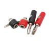 10Pair Red Black 4mm Banana Plug Socket Connector Male Female Test Terminal Binding Post Nut Panel Mount Adapter Connectors view 1