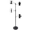 ENGENDER Projector Mount Floor-standing Projector Stand Disc Holder Thermometer Holder Adjustable Height Suitable for Home Travel Or Office Use Projector Stand, Black view 3
