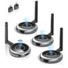 DARLYOR Wireless HDMI Transmitter and 3 Receivers, Plug and Play Multiple Tvs, 50M/165FT 5G/2.4G 1080P@ 60HZ HDMI Wirless Extender, PC, Laptop, Camera, Cable Box, Monitors, Projectors(1TX+3RXs) view 1